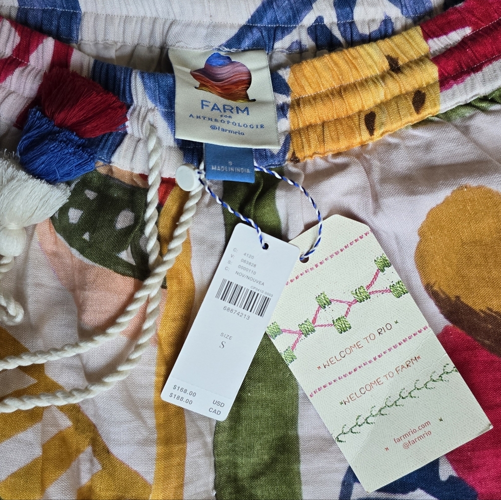Farm Rio Fruit Patchwork Skirt Small NWT - Picture 5 of 11